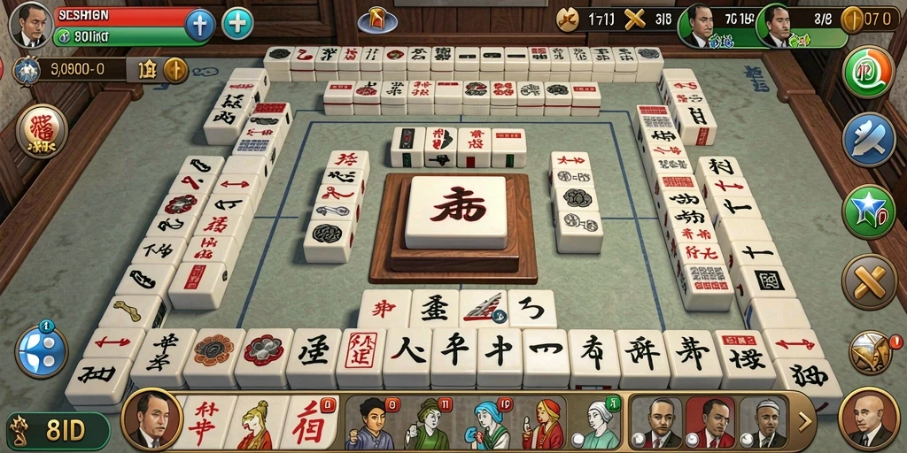 Tangkapan layar gameplay Mahjong yang menarik dan menghibur.