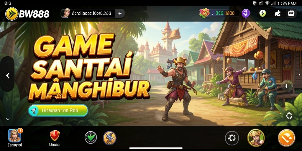 Tampilan gameplay BW888 yang penuh warna dan menarik.