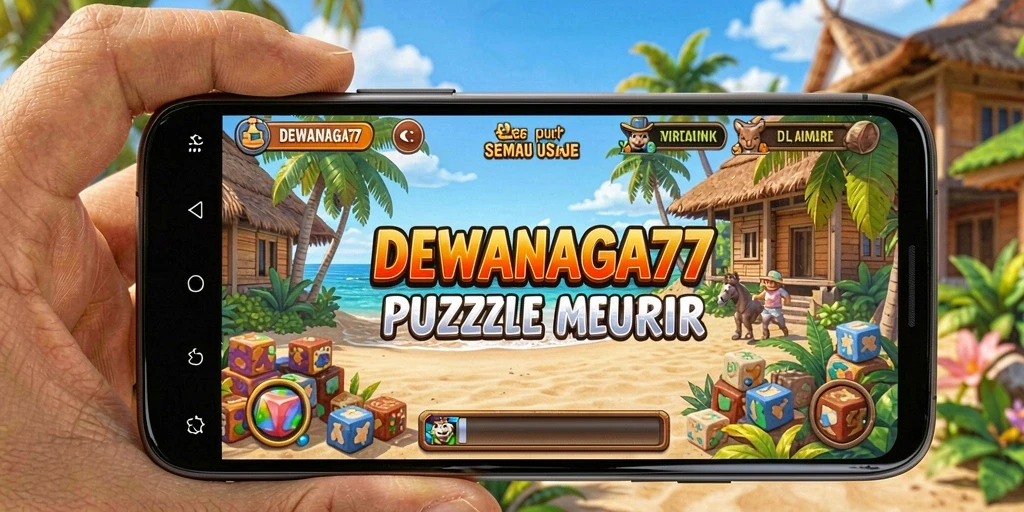 Screenshot gameplay DEWANAGA77 menunjukkan tantangan puzzle yang seru.