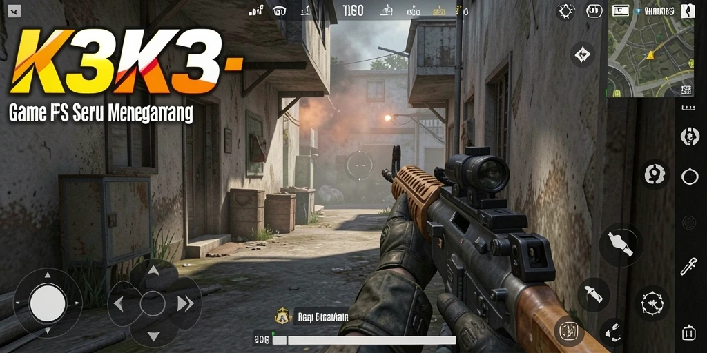 Screenshot menunjukkan aksi pertarungan intens di K3K3.