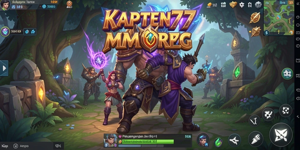 Tampilan gameplay seru dalam KAPTEN77 dengan pertempuran epik.