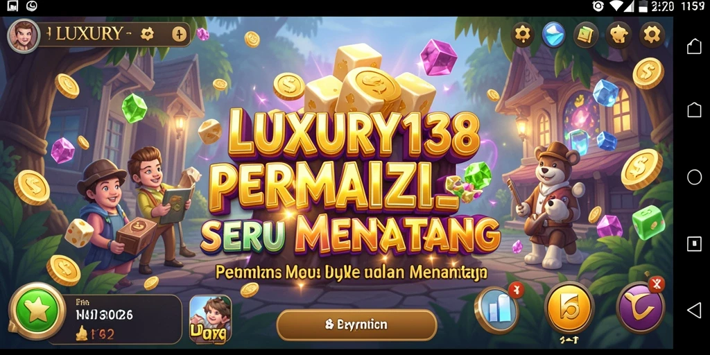 Tampilan gameplay LUXURY138 yang menantang dan penuh warna.