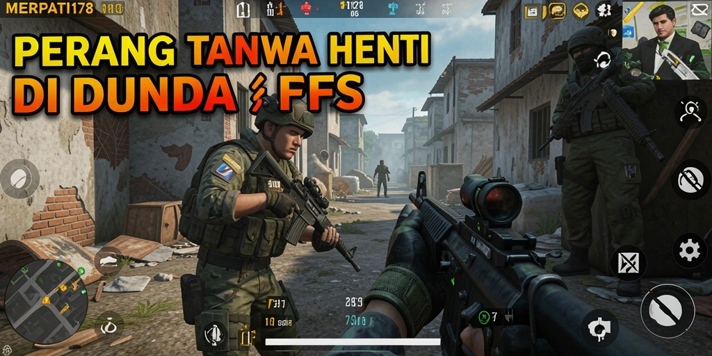 Screenshot gameplay MERPATI178 menampilkan aksi tembak-menembak yang mendebarkan.