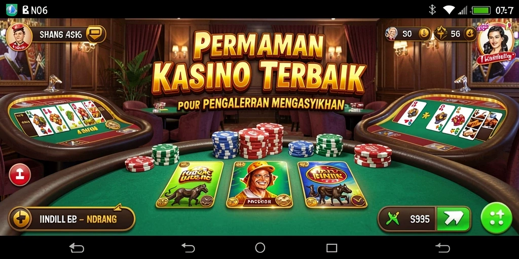 Gambaran aksi seru dalam permainan kasino N06