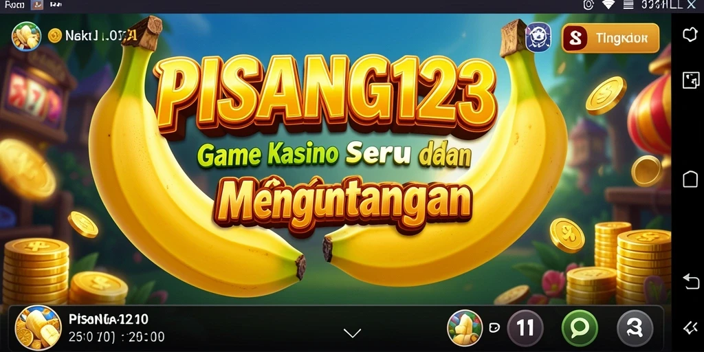 Gameplay PISANG123 menampilkan keseruan dan peluang menang besar.