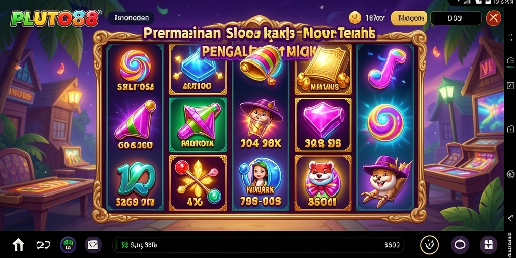 Screenshot gameplay dari <strong>PLUTO88</strong> yang menunjukkan keseruan bermain Slot.