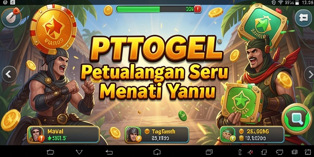 Tampilan gameplay PTTOGEL dengan suasana petualangan yang mendebarkan.