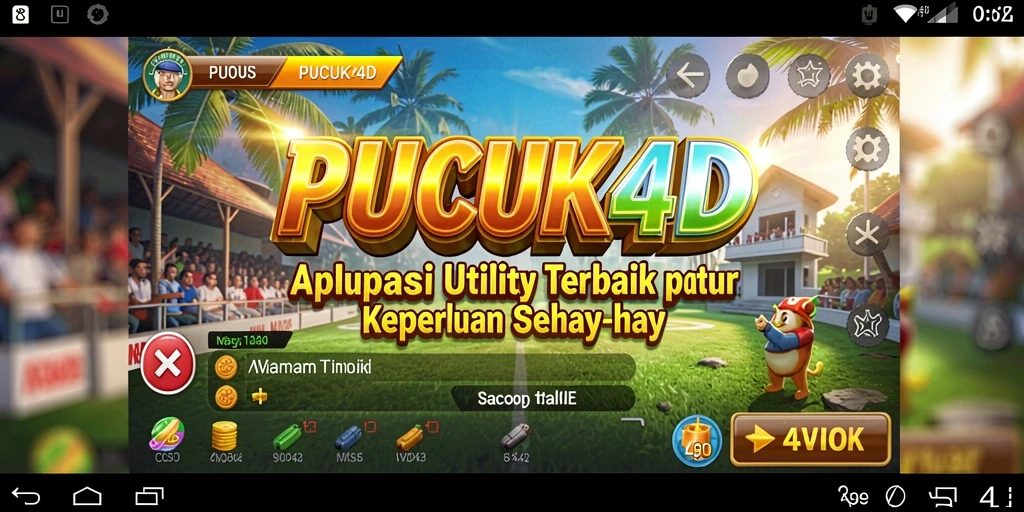 Tampilan antarmuka PUCUK4D yang mudah digunakan dan fungsional.