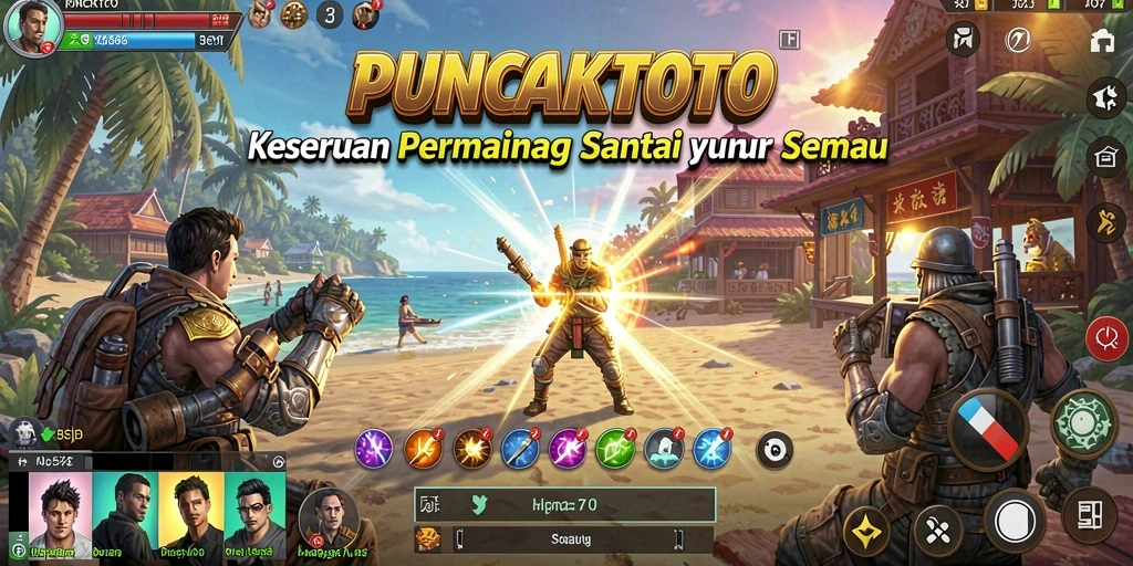 Gameplay seru dan menyenangkan di PUNCAKTOTO.