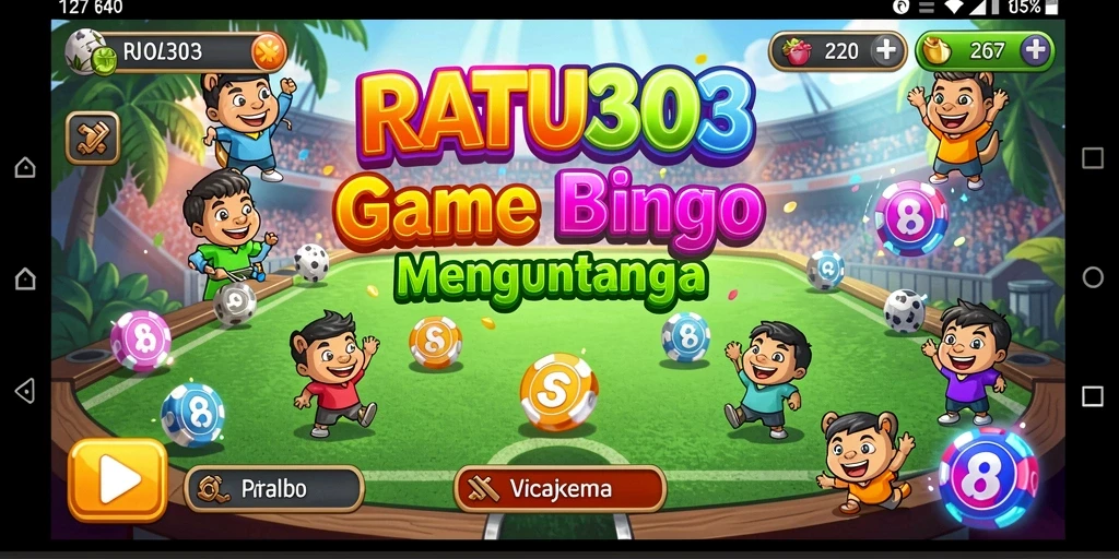 Gameplay seru Bingo di RATU303 dengan suasana kompetitif.