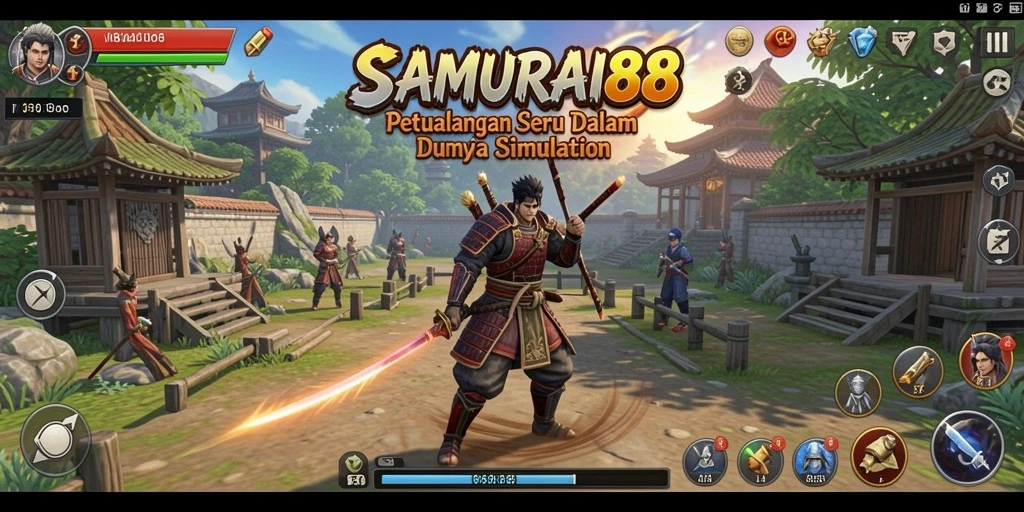 Tampilan gameplay SAMURAI88 yang menegangkan dan seru.