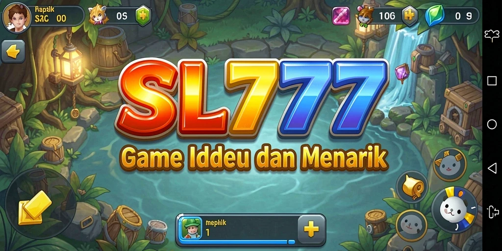 Screenshot gameplay SL777 menampilkan aksi menarik selama bermain Idle.