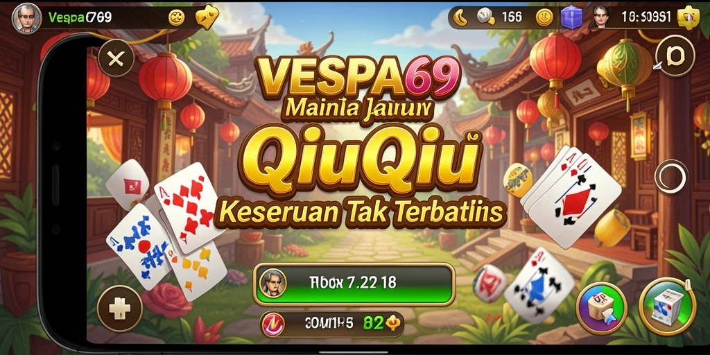 Tampilan gameplay QiuQiu yang seru di VESPA69.
